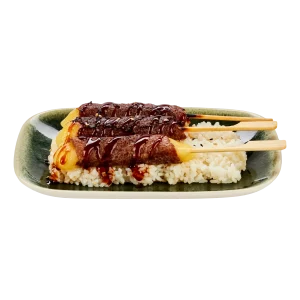 Riz Brochette Yakitori Boeuf Fromage - Wasabi Asian Street Food