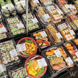 Sushis Wasabi Vitrine Super U Tonnay-Charente