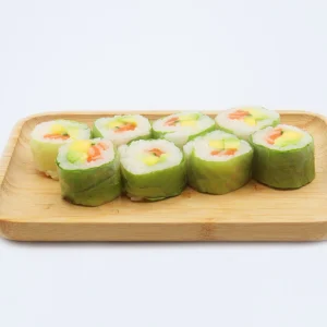 Springroll saumon mangue avocat